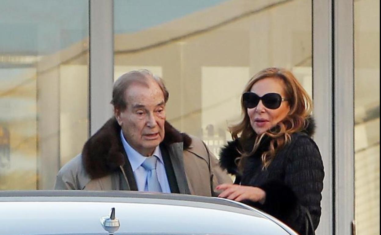 Ana Obregón, y su padre, Antonio García. 