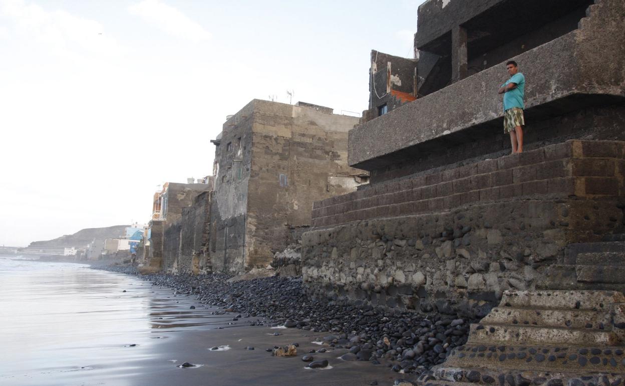 Vista de San Andrés, uno de los enclaves de Arucas afectados por la Ley de Costas y por las determinaciones del PTP-15. 