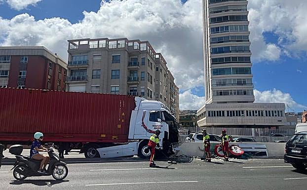 Imagen del accidente. 