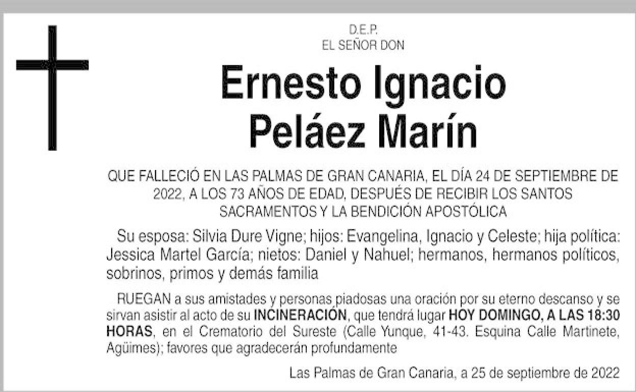 Ernesto Ignacio Peláez Marín