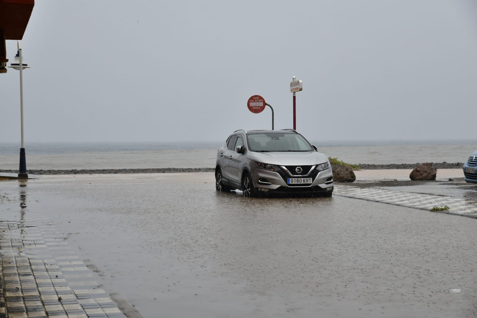 Fotos: Así descarga la lluvia en el sureste de Gran Canaria
