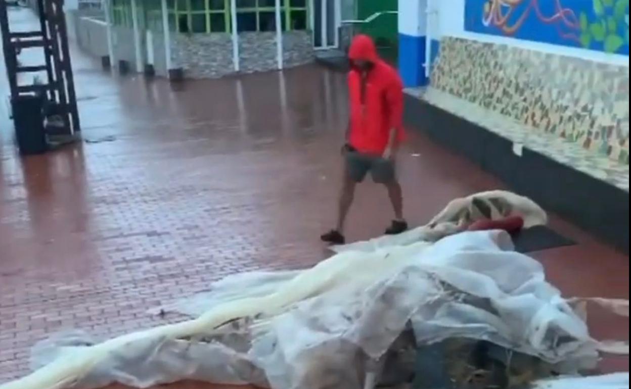 Una de las imágenes difundidas por la deportista en sus redes sociales. 