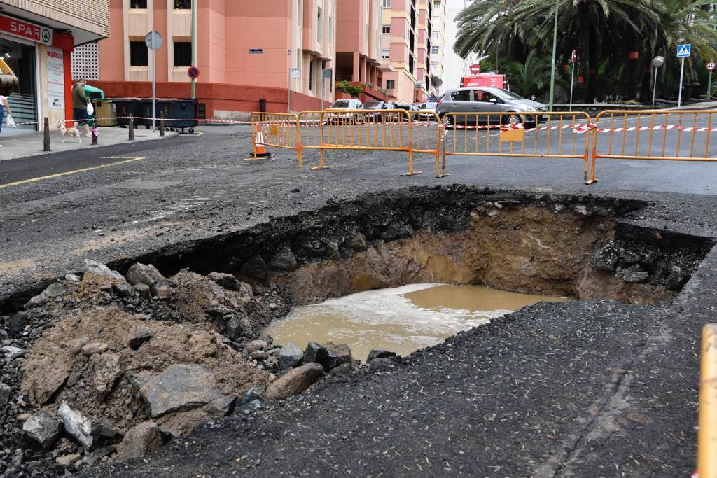 Fotos: Desperfectos en Gran Canaria tras el paso inminente de &#039;Hermine&#039;