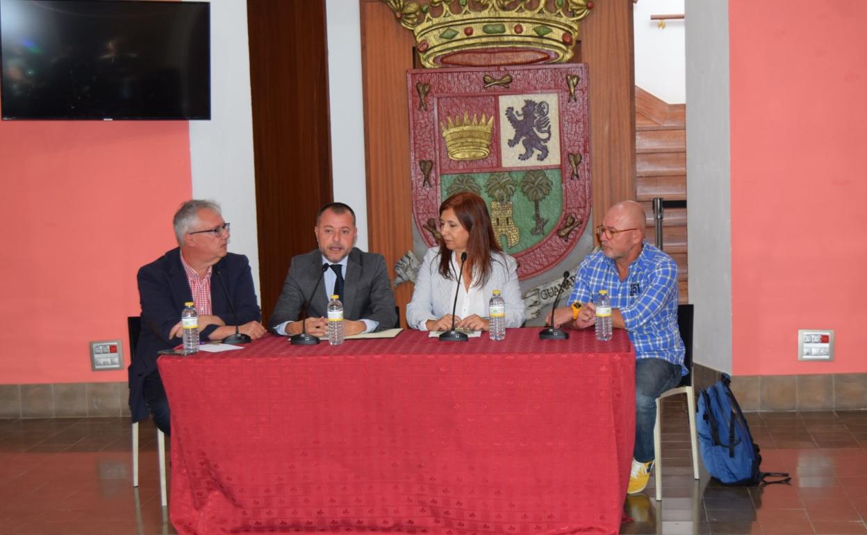 Carlos Ruiz, Teodoro Sosa, Cristina Roca y José Miguel Álamo. 