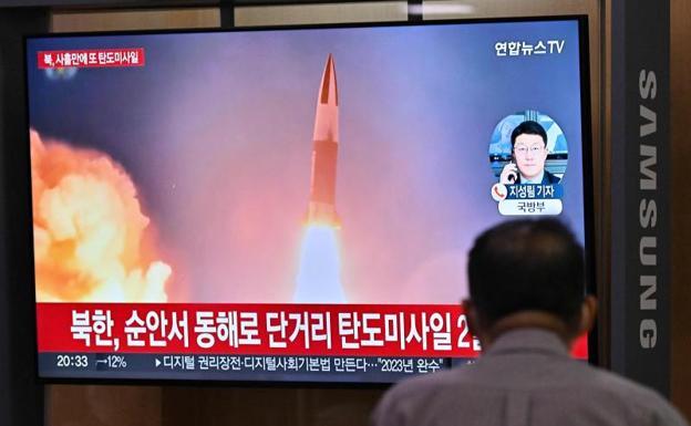 Corea del Norte lanza el cuarto misil balístico en menos de una semana