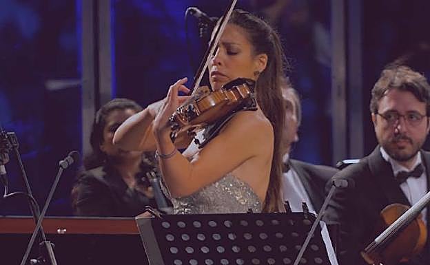 La violinista Leticia Moreno. 