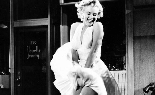 Marilyn Monroe en 'La tentación vive arriba'.