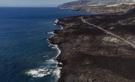 Imagen de la pista construida en la fajana sur. 