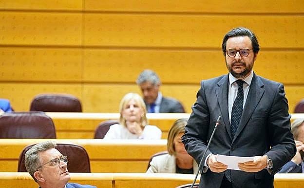 En la imagen, el senador del Grupo Parlamentario Popular por Gran Canaria, Sergio Ramos. 