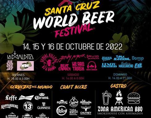 Jonay Amador y La Maldita encabezan la primera edición el Santa Cruz World Beer Festival