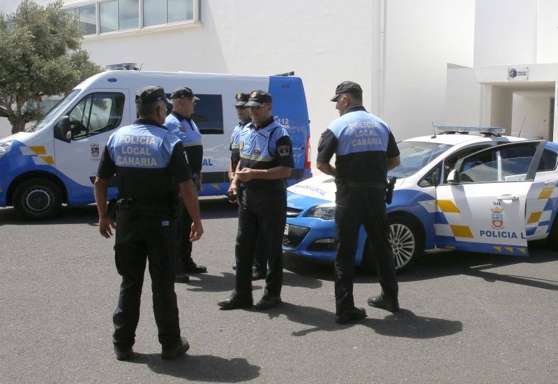 Imagen de archivo de policías locales. 