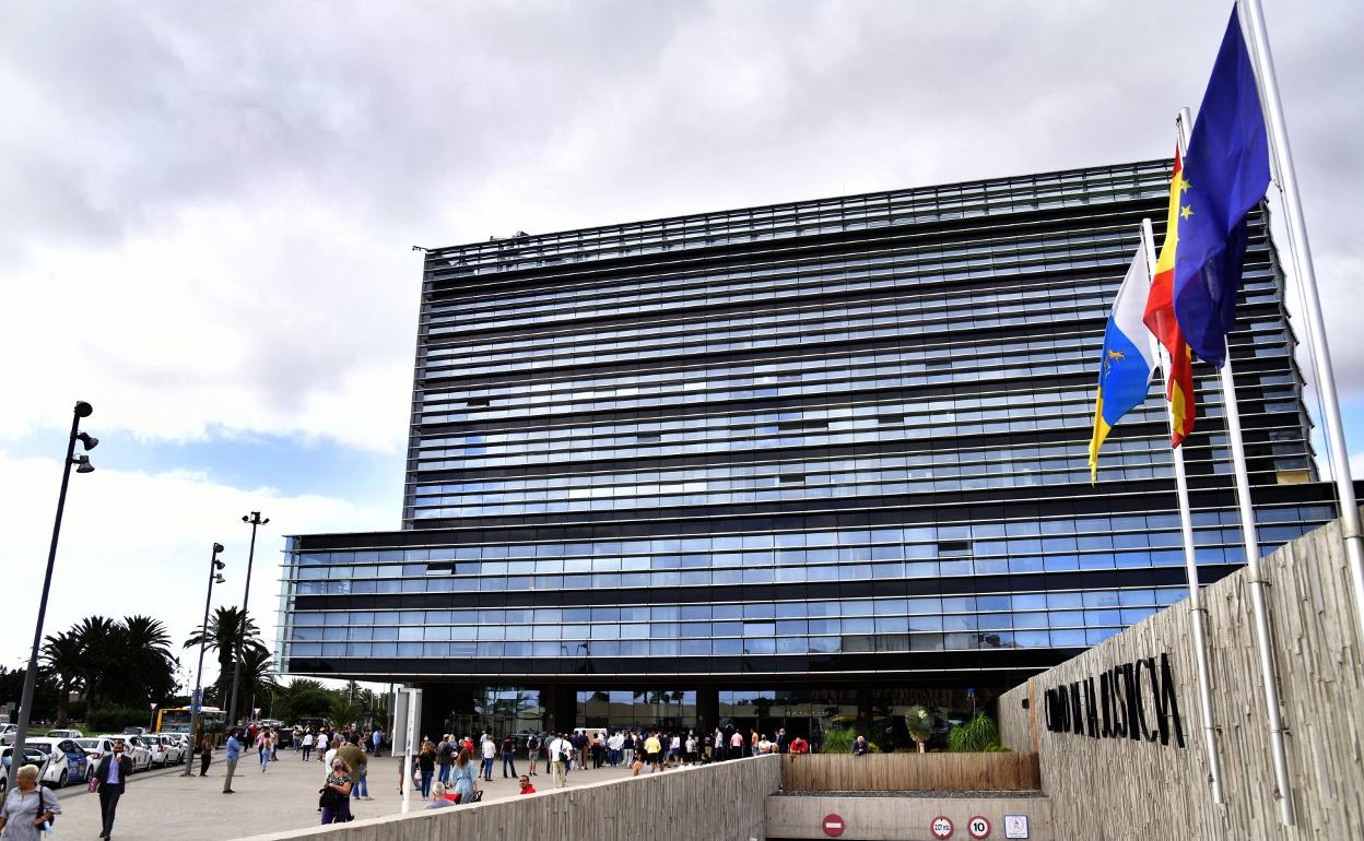 Imagen de la Ciudad de la Justicia, en la capital grancanaria. 