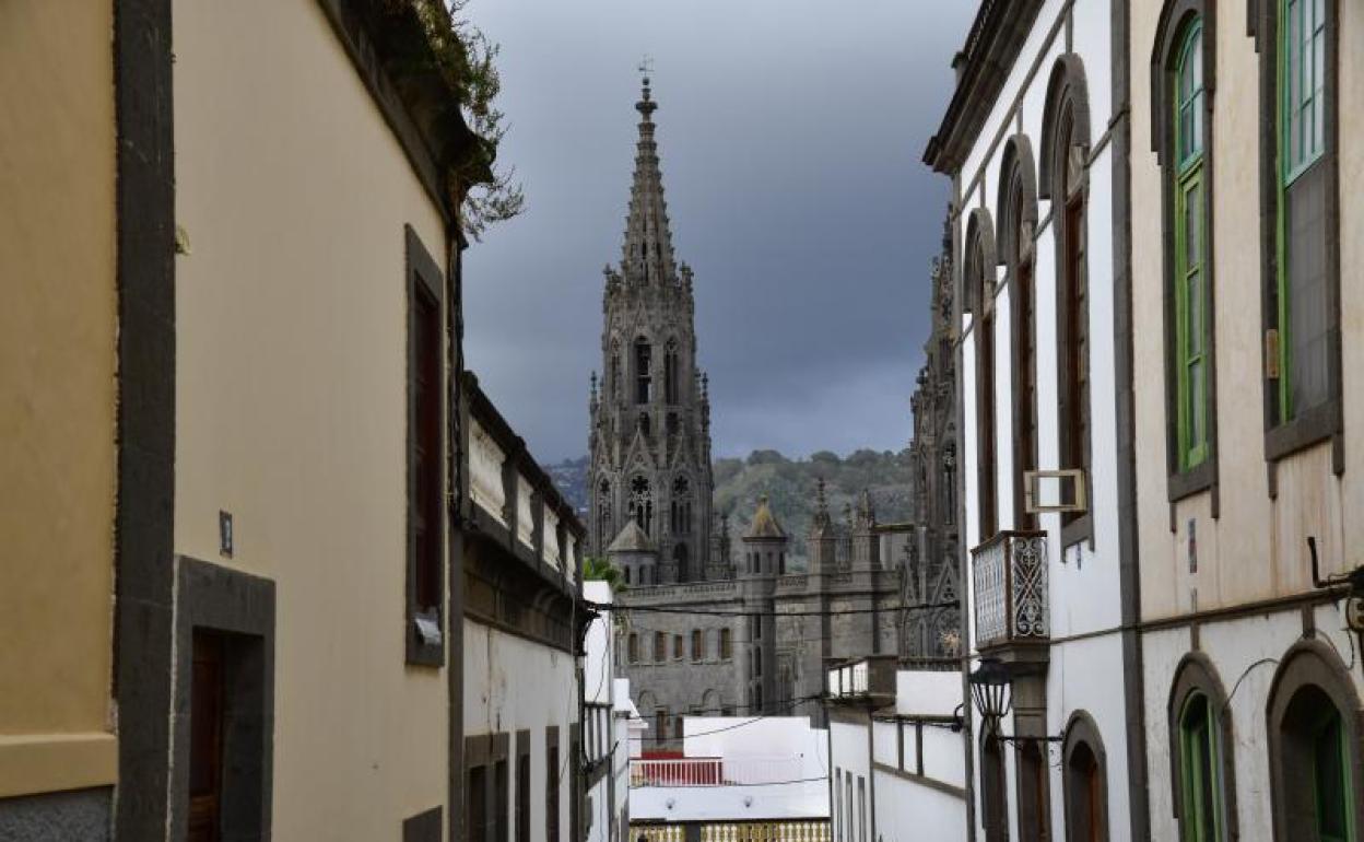 Vista general del casco de Arucas. 