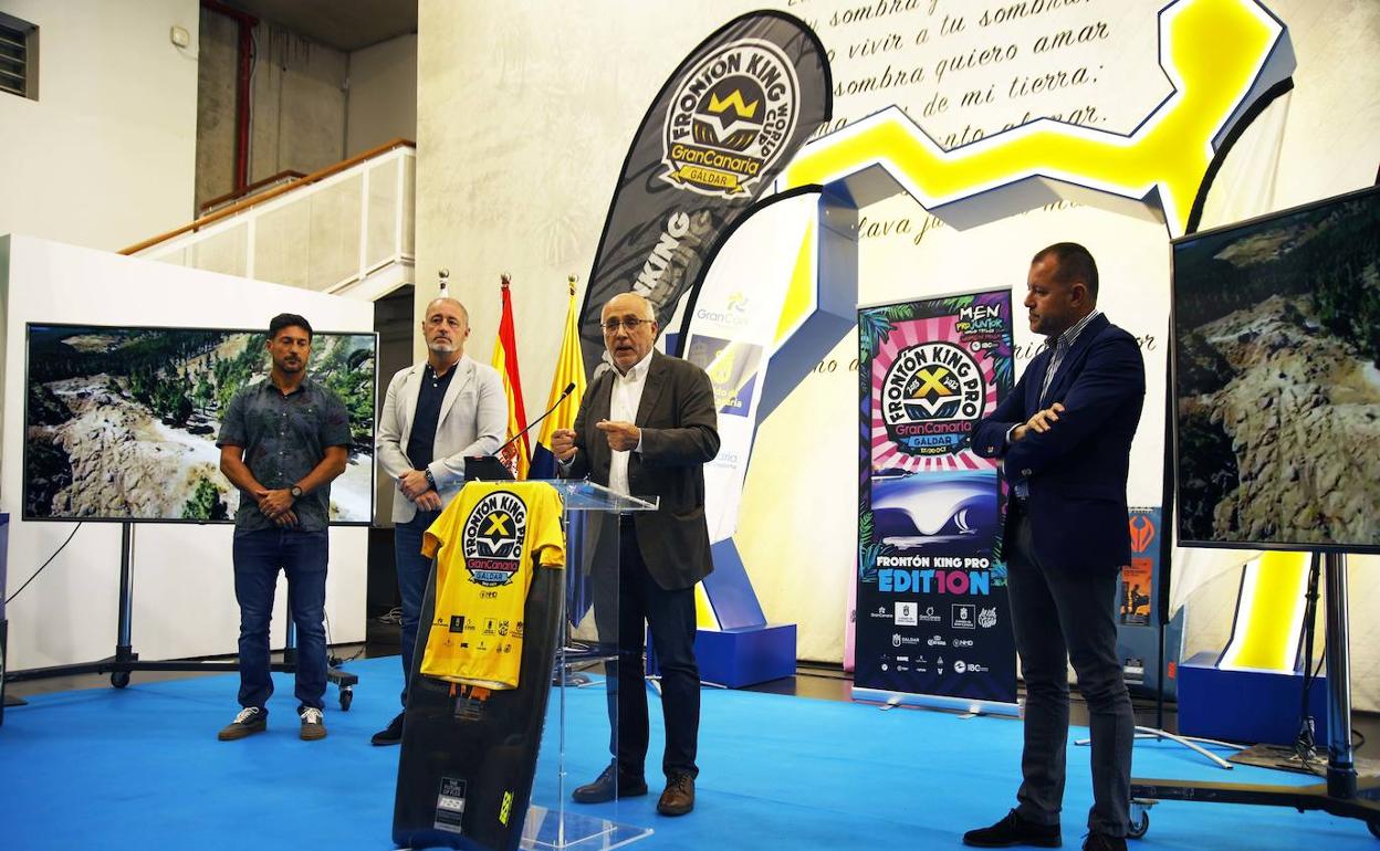 Acto de presentación de la Frontón King 2022. 