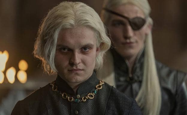 Aegon Targaryen, el hijo mayor de Viserys y Alicent Hightower. 