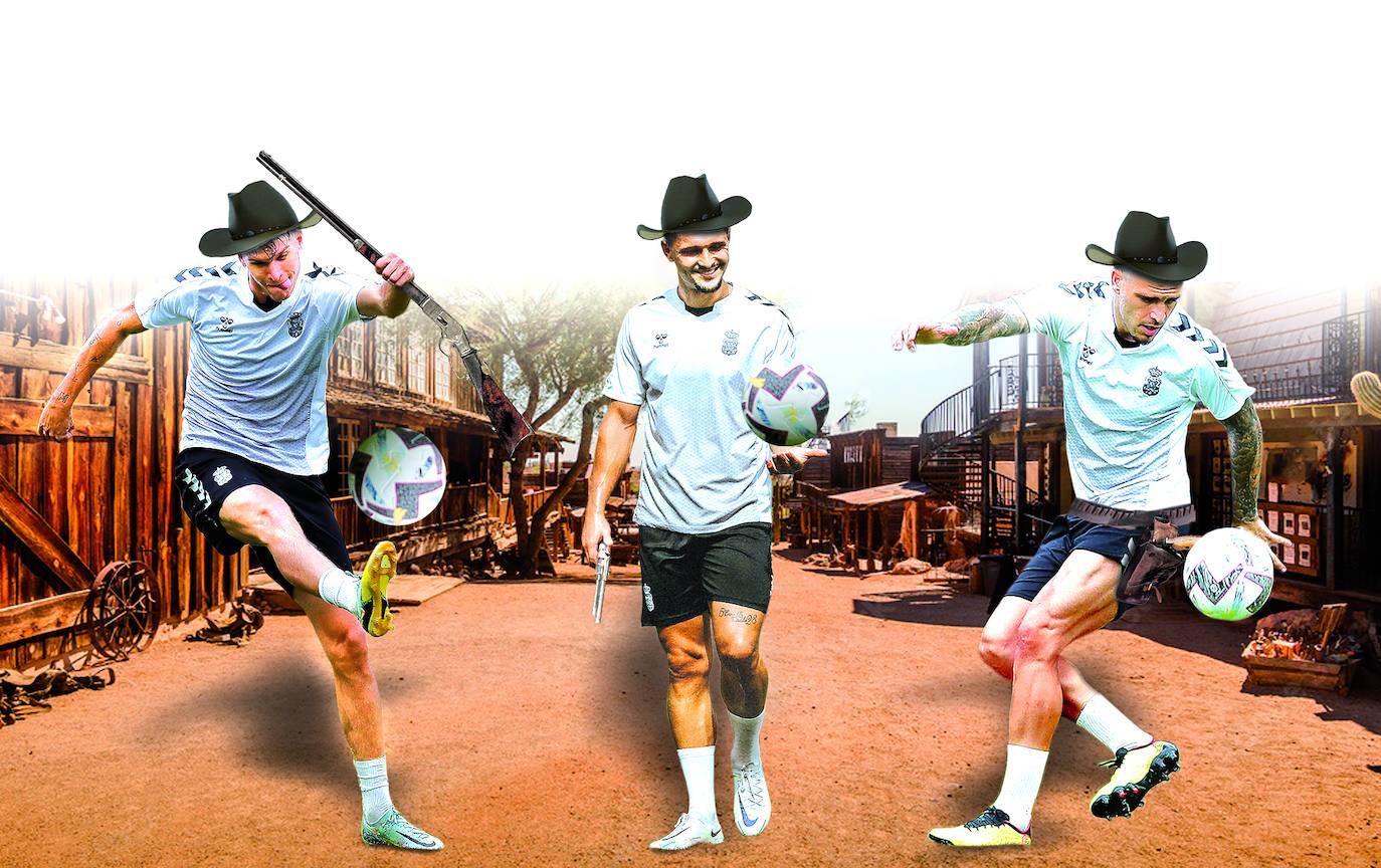 Marc Cardona, Florin Andone y Sandro Ramírez. 