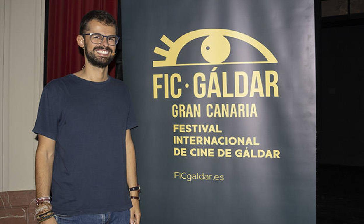El cineasta Daniel Noblom, en el festival internacional que se celebra en Gáldar. 