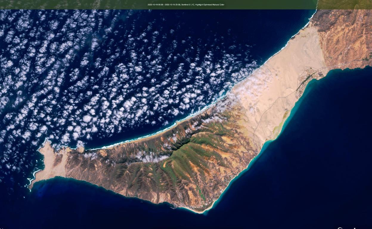 Jandía, desde el aire. 