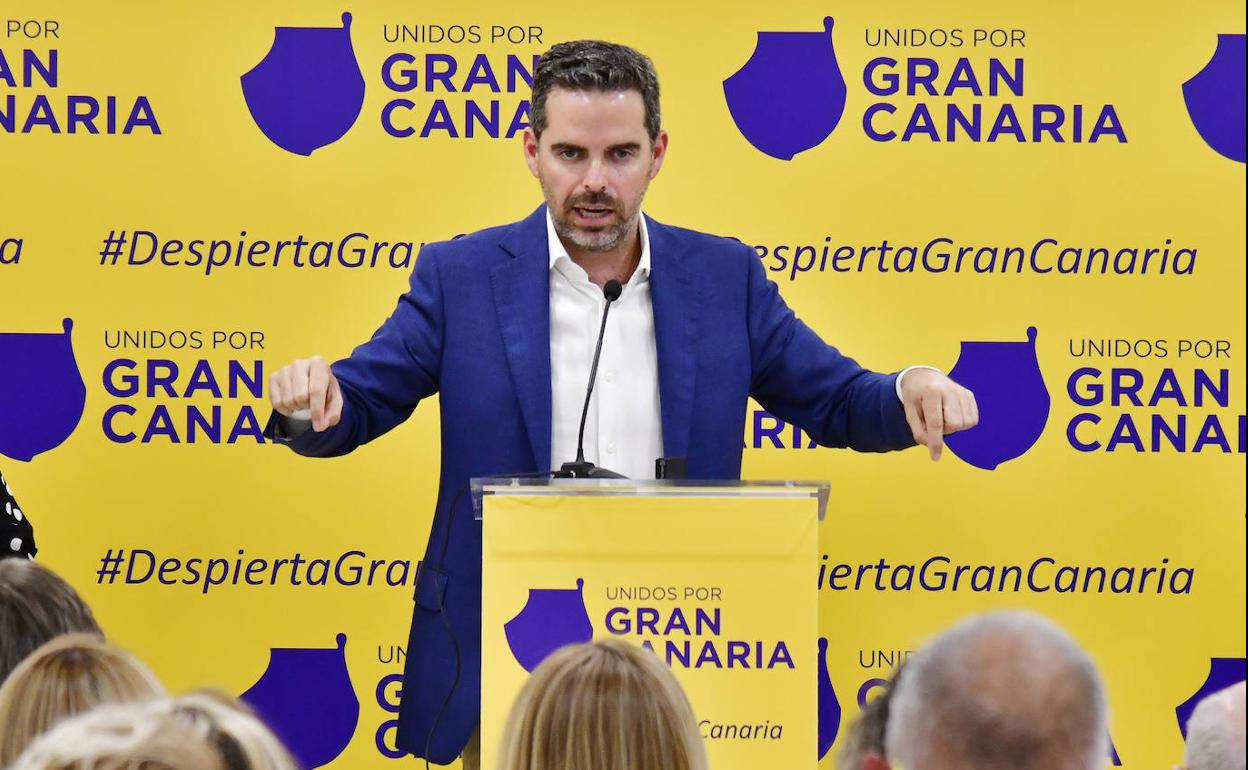 Lucas Bravo de Laguna, presidente de la formación grancanaria. 