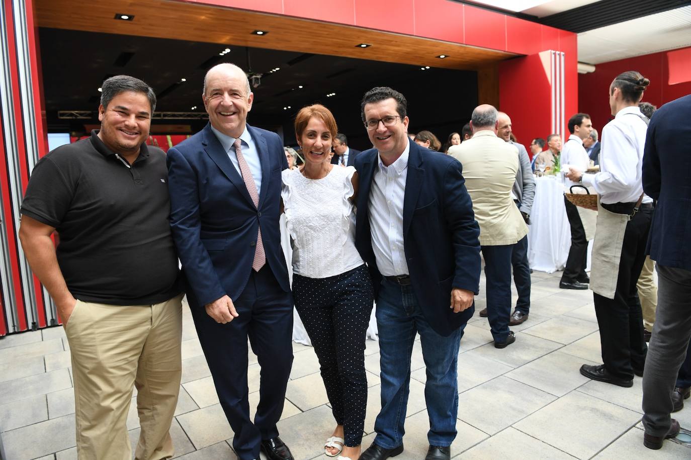 Fotos: Encuentro con el presidente de la Confederación Canaria de Empresarios, Pedro Ortega