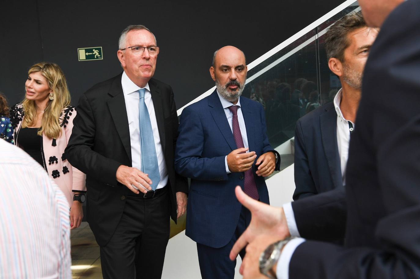 Fotos: Encuentro con el presidente de la Confederación Canaria de Empresarios, Pedro Ortega