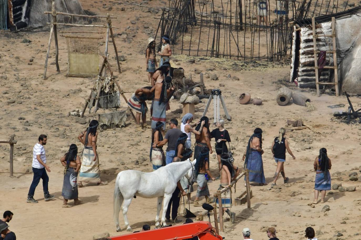 Fotos: Rodaje de la serie El Zorro en Arucas