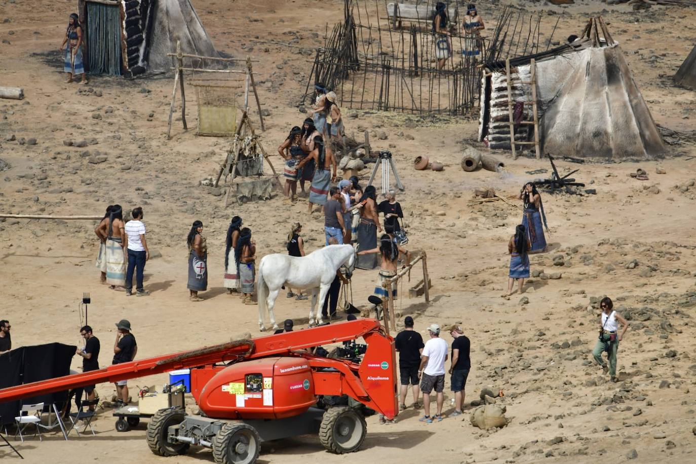 Fotos: Rodaje de la serie El Zorro en Arucas