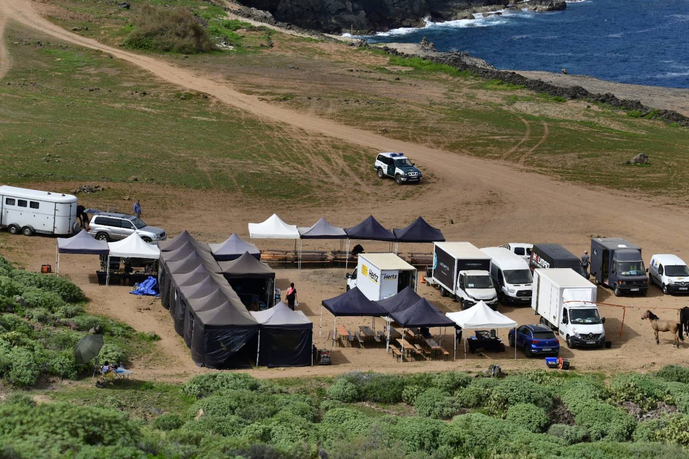 Fotos: Rodaje de la serie El Zorro en Arucas