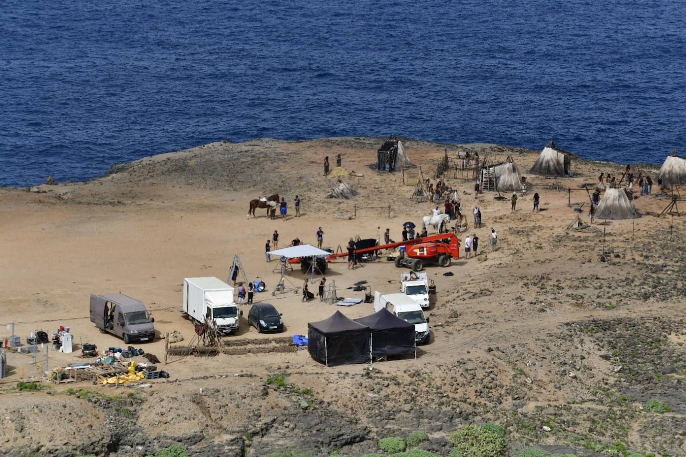 Fotos: Rodaje de la serie El Zorro en Arucas