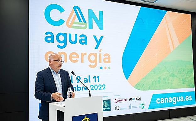 El presidente del Cabildo de Gran Canaria, Antonio Morales, presentó este miércoles la feria de 2022. 