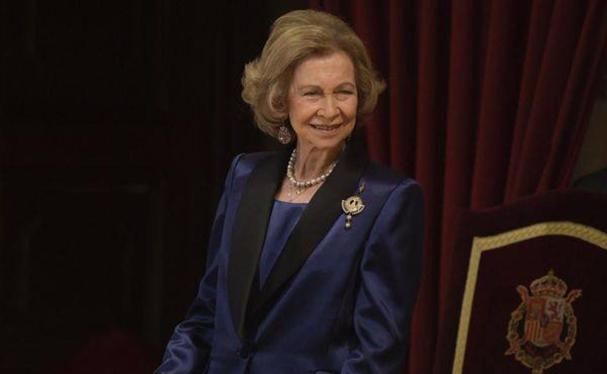 La reina Sofía, durante los Premios Princesa de Asturias de 2022.