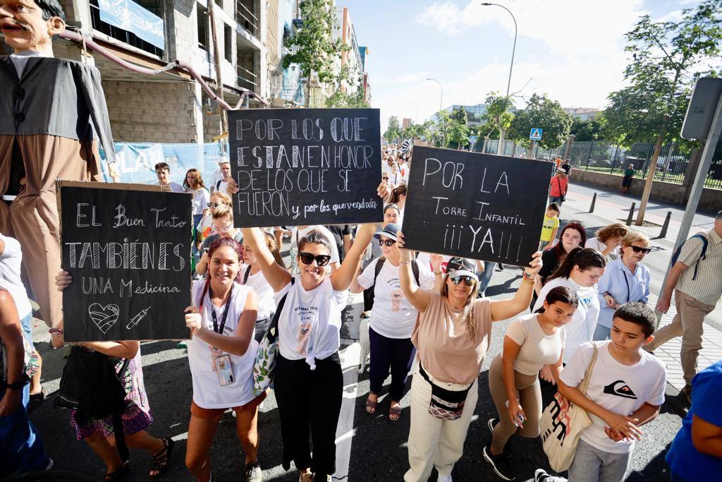 Fotos: Protesta para pedir mejoras en el Materno