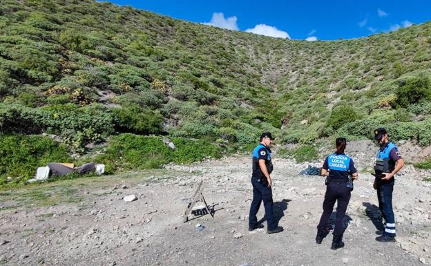 Agentes de la UMEC en Pedro Hidalgo. 