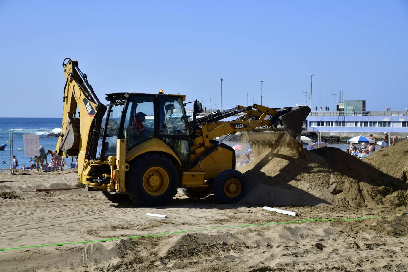 Fotos: Obras del Belén en Las Canteras