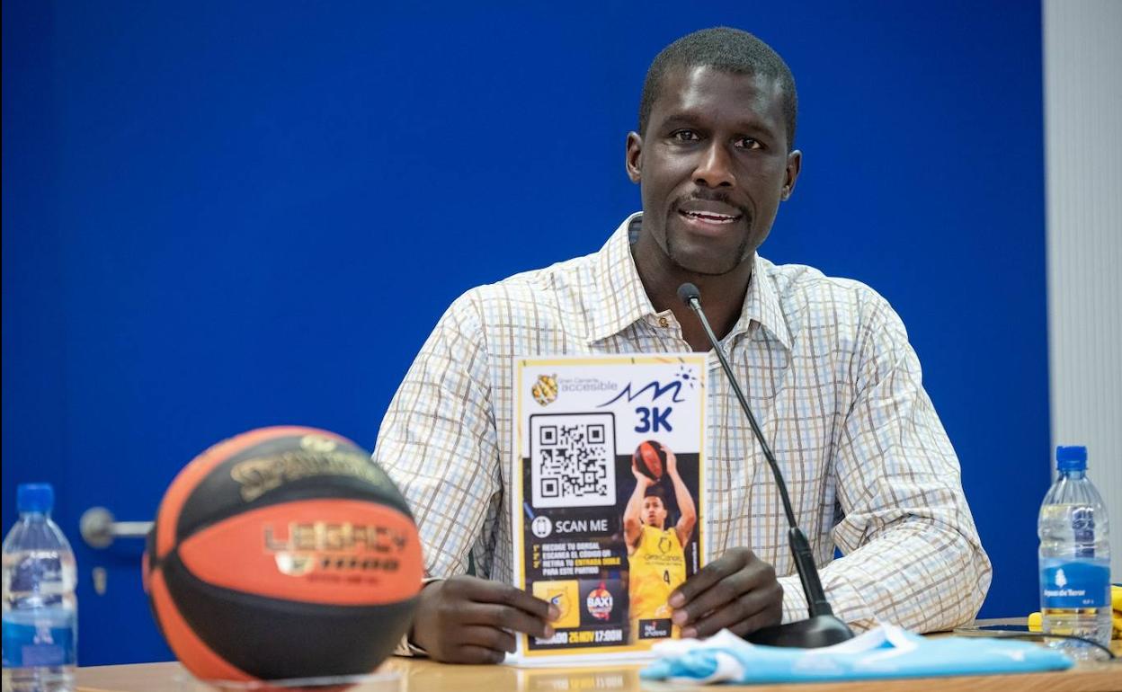 El presidente del Club Baloncesto Gran Canaria, Sitapha Savané. 