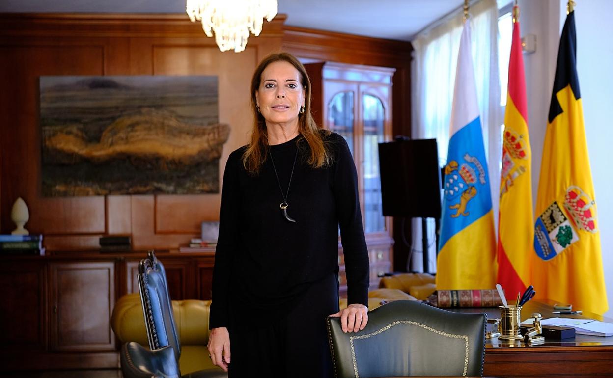 Pilar González, alcaldesa de La Oliva. 