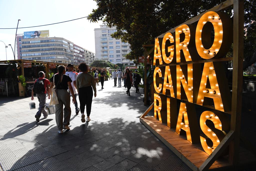 Imágenes de la presentación de la feria en el parque de San Telmo. 