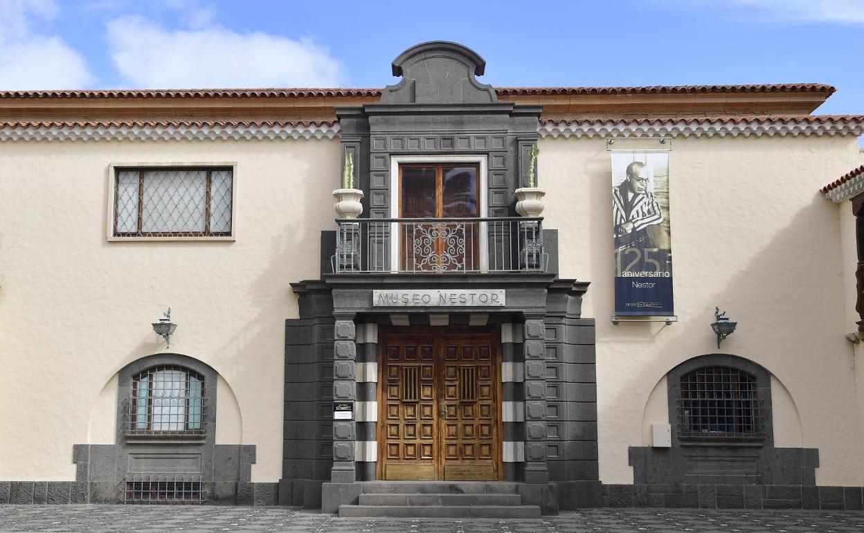 Imagen de archivo de la entrada del Museo Néstor, que sigue cerrado desde 2017. 