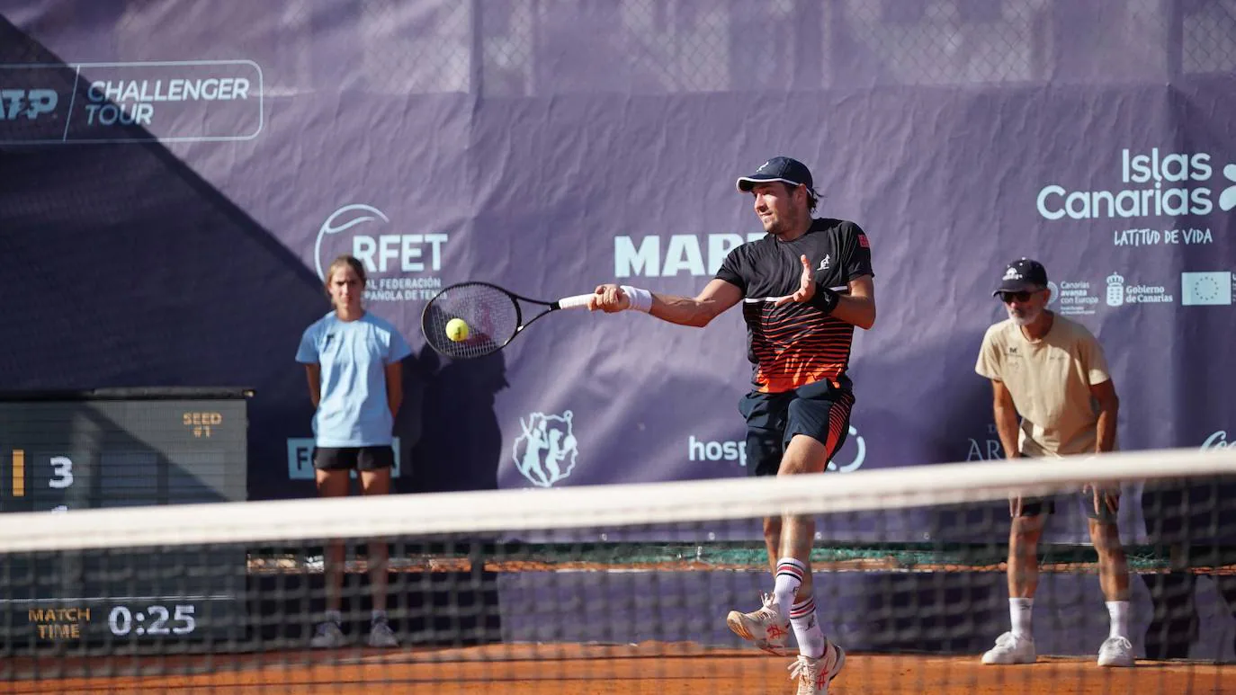 Lajovic no tuvo problemas para vencer. 