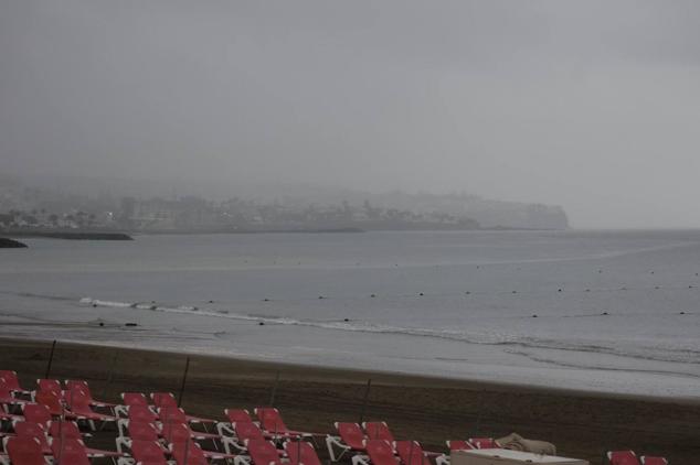 Jornada de lluvia y frío en Gran Canaria. 