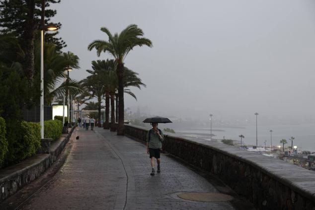 Jornada de lluvia y frío en Gran Canaria. 