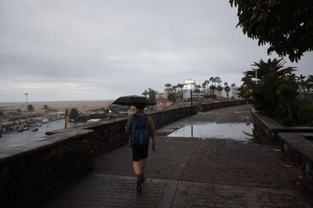 Jornada de lluvia y frío en Gran Canaria. 