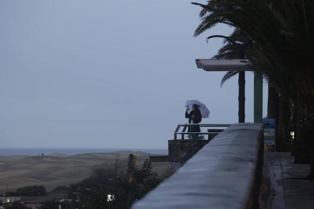 Jornada de lluvia y frío en Gran Canaria. 