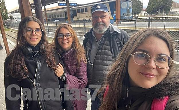 Imagen de la familia Rodríguez fallecida en Rumanía (José, María del Carmen, Cristina y Alicia). 