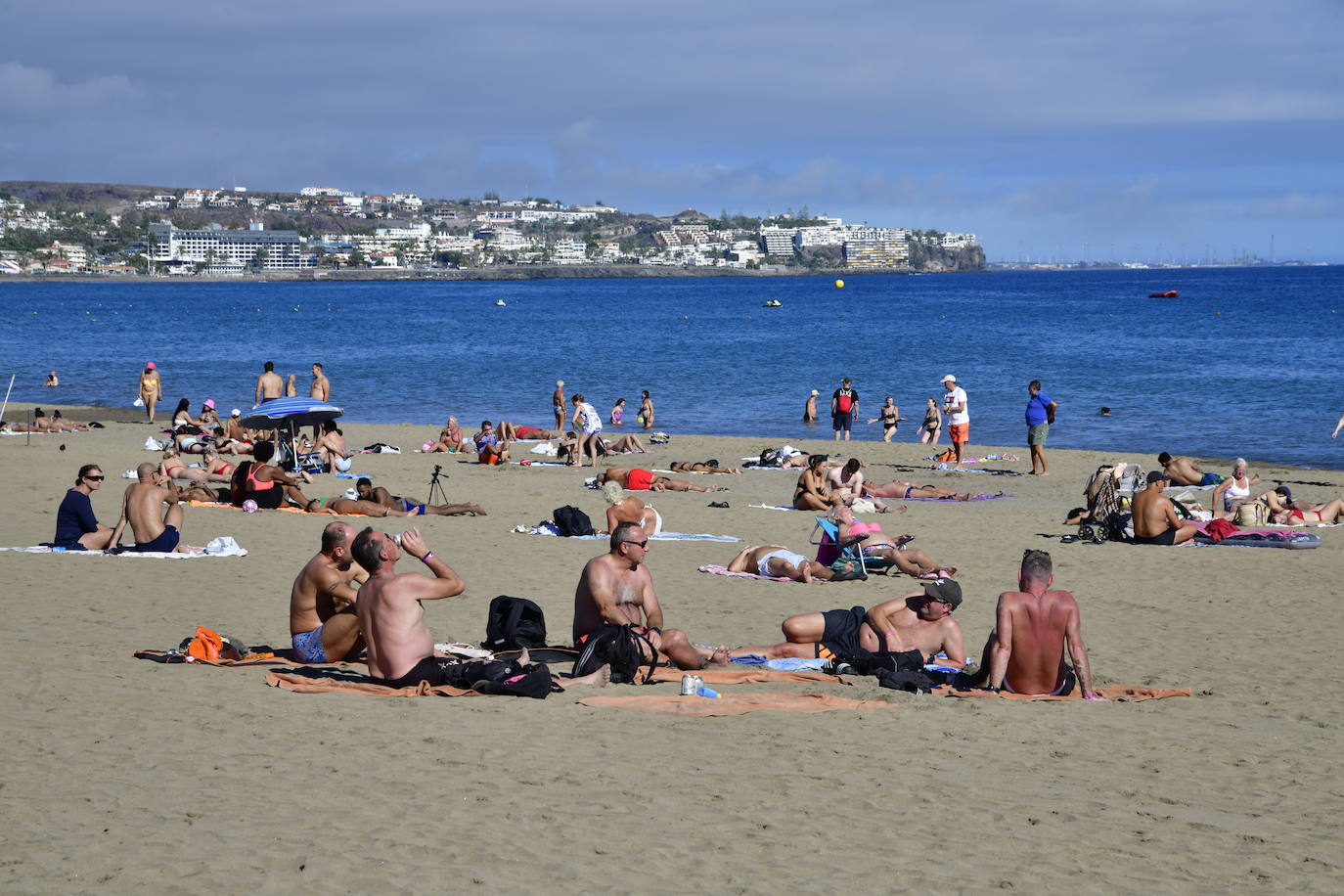 Foto: Maspalomas presume de sol a las puertas del invierno