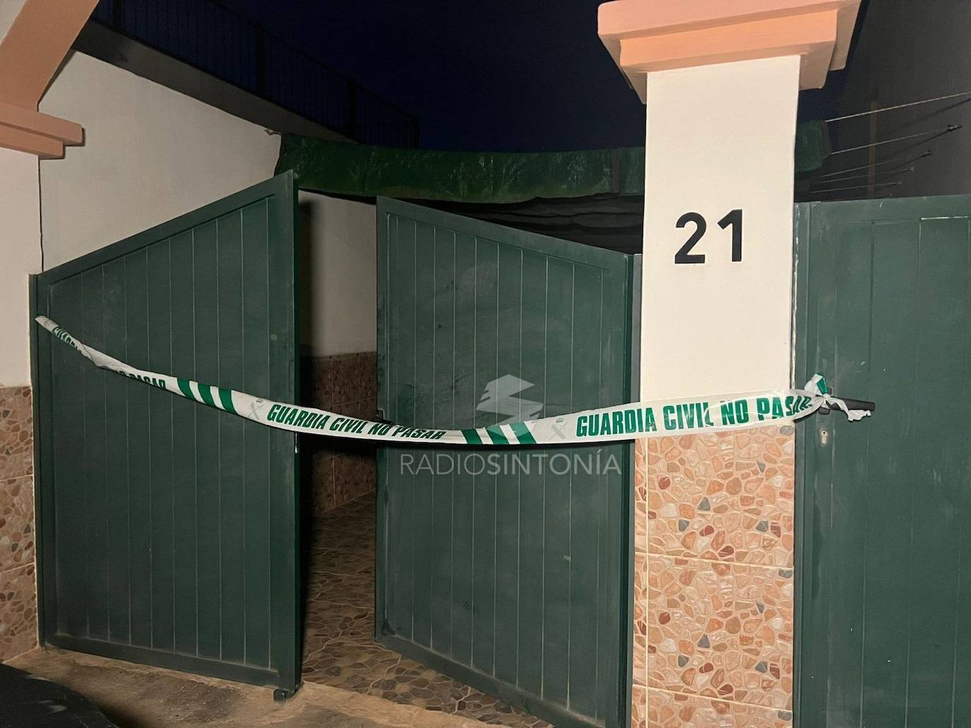 Imagen del lugar donde encontraron a la víctima. 