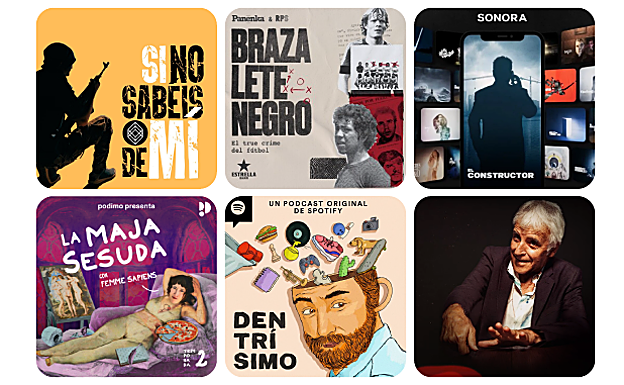 Algunos de los podcasts destacados en la categoría de No Ficción y Conversacional