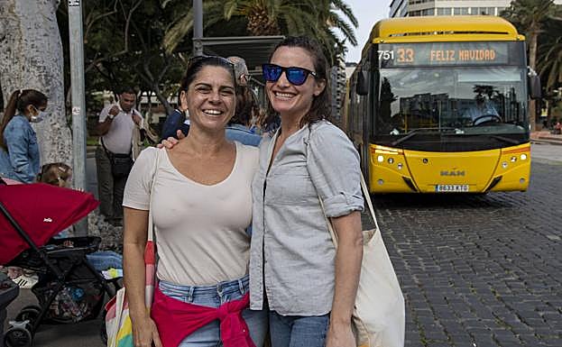 Imagen principal - Loli Sánchez (izq.) y Ana Carrión (dch.), en la imagen superior. Abajo: Virginia Nuez y Jacob Limas. 