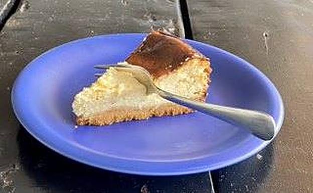 Cremosa tarta de queso