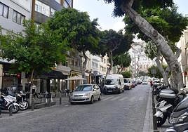 Imagen de archivo de la calle San Bernardo, cerca de donde se produjeron registros.